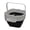 Black, variant on Collapsible Silicone Paint Brush Washer Cup Portable Folding Water Bucket For Art Painting Blue 1 Count