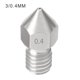 thumbnail image 3 of Methold Boquilla de impresora 3D MK8 chapada A2 herramienta acero resistente al desgaste para MakerBot CraftBot CR10 Tevo M6 1,75mm 3mm Kits de mantenimiento de impresoras cinco 7x15.5, 3 of 8