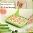 thumbnail image 6 of Rolled Ice Cream Maker, Rolled Ice Cream Tray, Ice Cream Maker Kit, At-Home Rolled Ice Cream Machine with 2 Spatula for Home or Camping Use,White, 6 of 11