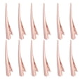 thumbnail image 1 of 12 pinzas de pelo de cocodrilo grandes para mujeres de pelo grueso y fino (oro rosa), 1 of 8