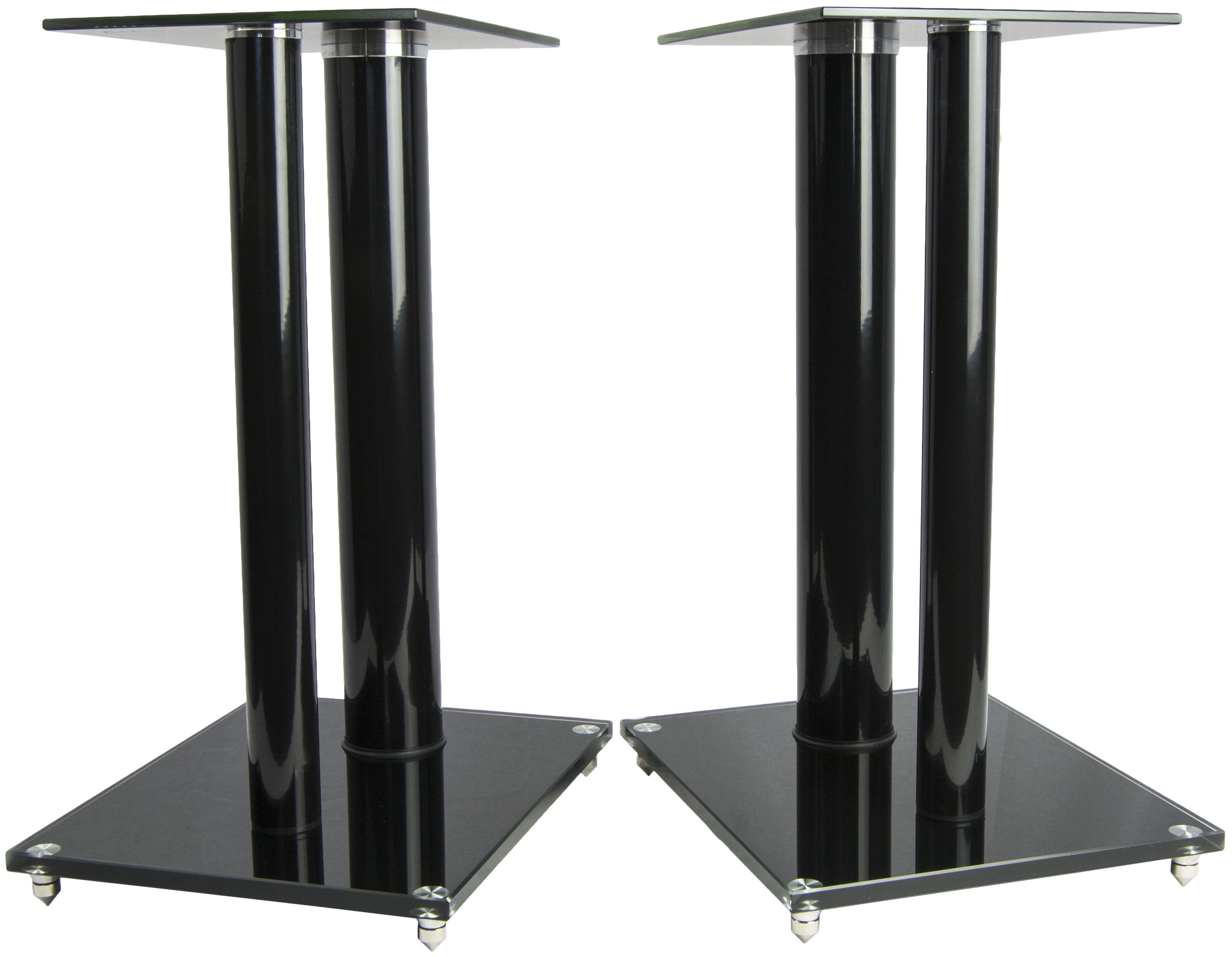 Premium Universal Floor Speaker Stands for Surround Sound /& Book Shelf Speakers