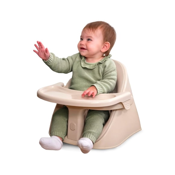 Asiento para Bebé Boppy Proper Posture para Piso y Elevador Color Avena