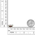 thumbnail image 3 of Gem Stone King 925 Sterling Silver and 10K Yellow Gold Red Tiger Eye and Black Onyx 3 Stone Engagement Ring for Women (1.56 Cttw, Cushion Cut 6MM and 4MM, Available in Size 5, 6, 7, 8, 9), 3 of 4