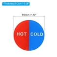 thumbnail image 2 of Unique Bargains Self Stick Hot/Cold Water Labels, Round Shape, Left Red/Right Blue, 12 Pack, 2 of 6