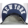 thumbnail image 3 of New York Men's 4-Tone Script Snapback Baseball Cap (Gray/Navy), 3 of 3
