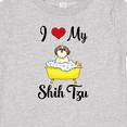 thumbnail image 4 of Inktastic I Love My Shih Tzu Dog Gifts Boys or Girls Baby T-Shirt, 4 of 5