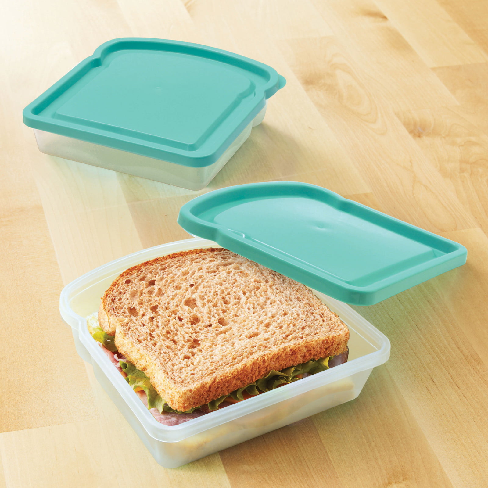  Sandwich on the go container : Home & Kitchen