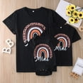 thumbnail image 5 of TAIAOJING Mommy and Me Outfits T Short Tops And Blouse Casual Kids Me Summer Clothes Shirt Outfits Sleeve Family Baby Mommy For Toddler Rainbow Tee Girls Girls Tops 1-2 Years, 5 of 9