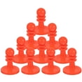 thumbnail image 1 of OULII 10 Pcs Capuchons de Mât de Tente Rouge pour Tenir l'Écran et Prolonger la Durée de Vie 6.8X5X5in, 1 of 8