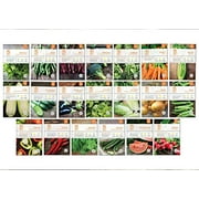 Bentley Seed Co. Set of 20 Vegetable Seeds for Planting - Gardening Seeds to Grow in a Garden or Indoors - Get your own Seeds for Planting Vegetables with Non GMO - Garden Seeds Vegetable Variety Pack