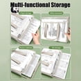 thumbnail image 4 of Weloille 13 Pocket Portable Expanding File Folder 1 Piece, Tear Resistant Color Coded Label Handle, Large Capacity Document Organizer, for Invoice Receipt Paper File Storage Office Business Use, 4 of 6