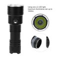 thumbnail image 3 of Ymiko Powerful Flashlight,Outdoor Powerful Underwater Diving Aluminum Alloy Flashlight LED Electric Torch for Lighting,Electric Torch, 3 of 9
