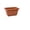 Red, variant on Retro Faux-Ceramic Rectangular Breathable Plastic Planter Specially for Balcony Use, Hollow Breathable Structure, Large-Capacity Pot for Household Vegetable Planting & Indoor Flower Cultivation