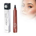 thumbnail image 4 of Gzwccvsn Microblade Eyebrow Pencil, Magic Eyebrow Pencil, Waterproof Microblading Eyebrow Pencil Contouring Pen 4 Tipped Precise Brow Pen, Fine Stroke Microblading Eyebrow Pencil (Red Brown), 4 of 7