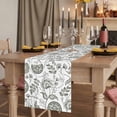 thumbnail image 2 of Farmhouse Spring 120 Inch Table Runner, Seaweed Green Fruit Plant Leaf Flower Farmhouse Dresser Scarf Cotton & Linen Tablerunner for Dining/Kitchen Island/Holiday Party Décor 13" x 120", 2 of 9