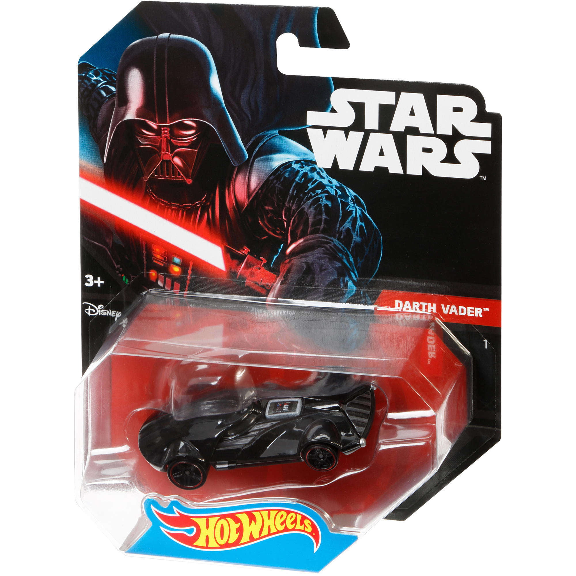 Hot Wheels Star Wars Darth Vader Character Car 