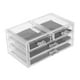 thumbnail image 1 of Transparent Cosmetics Organizer for Vanity Desktop Storage Acrylic Material Dustproof 1Pack, 1 of 3