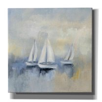 Epic Graffiti 'Morning Sail II' by Silvia Vassileva, Canvas Wall Art, 18"x18"
