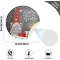 thumbnail image 4 of GZHJMY Winter Christmas Gnome Placemats 1Pcs,Holidays PVC Weave Place Mats Table Mats Non-Slip Easy to Clean for Home Kitchen BBQ Party Table Decor,15.4", 4 of 7