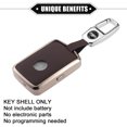 thumbnail image 4 of Unique Bargains Car Smart Key Fob Case Kit for Volvo S60 2016-2021 Protective Faux Leather Brown with Key Chain, 4 of 7