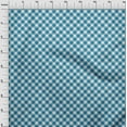 thumbnail image 4 of oneOone Cotton Cambric Blue Fabric Gingham Check Quilting Supplies Print Sewing Fabric By The Yard 42 Inch Wide, 4 of 4