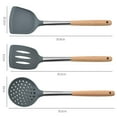 thumbnail image 6 of Yesbay Cooking Spatula with Hole Beech Colander Spoon Spatula Kitchen Utensils, 6 of 7