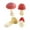 Rouge, variante sur 4 Pcs Modèle Artificiel Activités d'Apprentissage Figurines Miniatures pour Conte de Maternelle Scène de Table de Sable Garderie Tout-Petits Rouge