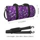 thumbnail image 2 of Fotbe Purple Snowflakes Bolsa Deportiva de Lona Plegable con Estampado, Bolsa de Gimnasio con Bolsillo Seco/Húmedo, Bolsa de Viaje Ultraligera de Gran Capacidad, 2 of 6
