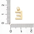 thumbnail image 3 of with Enamel and Jump Ring Cadmium Free Lead Free Long-Lasting Plated Real 18K Gold Plated Letter Letter E 11.5x7x1mm Hole: 2.5mm, 3 of 3