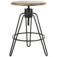 thumbnail image 2 of Home Square Adjustable Swivel Counter Stool in Natural Honey - Set of 3, 2 of 8