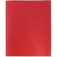 thumbnail image 5 of JAM Paper Plastic 2 Pocket School POP Folders, Red, Bulk 96/Pack, 5 of 5