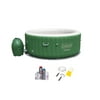 Coleman SaluSpa 6 Person Inflatable Hot Tub, Cleaning Tool, and Maintenance Kit