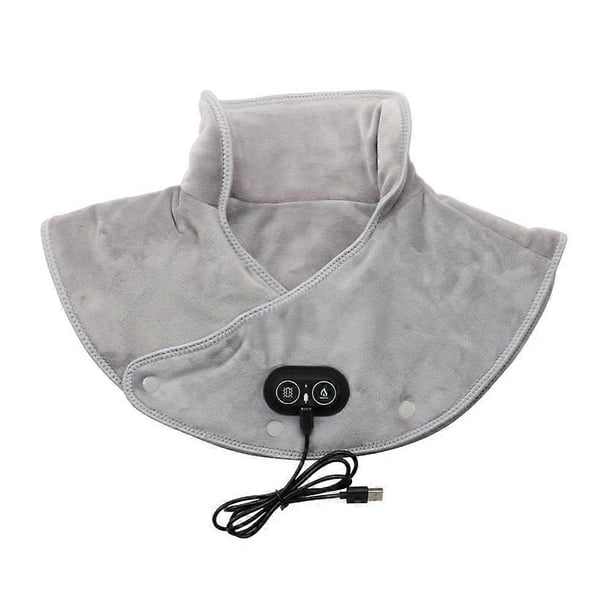 Electric Heating Shoulder Massager 3 Heat Settings Vibration USB Powered