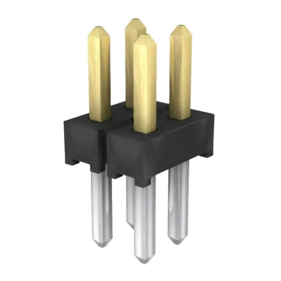 Pack of 17 TMM-102-01-S-D Connector Header Through Hole 4 position 0.079 (2.00mm)
