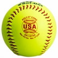 thumbnail image 2 of Rawlings SR11RYSA Official RIF 1 Sof-Dot Fastpitch Softball Beginner Mixed USA 11" Level 1 Soft Center Official Softballs, Yellow, 2 of 4