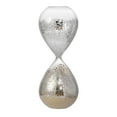 thumbnail image 2 of A&B Home  8-inch Peleus 30-Minute Silvered Hourglass White Sand, 2 of 5