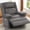 Gray, variant on ODUMDUM Recliner Chair for Adults, Oversized Manual Pull Tab Reclining Chair, 2-Tier Cushions, Minimalist Style Single Sofa for Living Room, RV, Light Gray