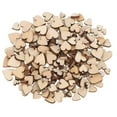 thumbnail image 2 of serony 200 Pieces Wood Mixed Heart Mini Detachable Removable Decorative Button Fastener Handicraft Festival Decoration, 2 of 6