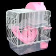 thumbnail image 4 of Plastic Hamster Cage Set 2-Tier Portable Hamster Carrier Plastic Hamster Habitat, 4 of 10