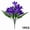 Deep purple, variant on Artificial Lilies Bouquet Realistic Fabric Flowers with Green Leaves for Wedding Home Decor