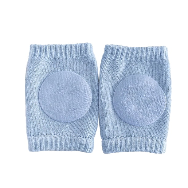 Rodilleras para bebés Cojines para gatear Protectores para cojines de algodón Rodilleras elásticas Protección transpirable Calentadores para bebés Accesorios Azul, 1 par Inevent BA000348-03