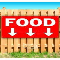 Food 13 oz Vinyl Banner With Metal Grommets