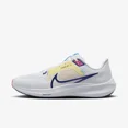 thumbnail image 1 of Nike W Air Zoom Pegasus 40 [DV3854-105] Women Running Shoes White/Deep Royal, 1 of 6