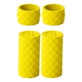 thumbnail image 2 of 4 piezas de cintas para manillar de bicicleta Sunnimix cubierta transpirable tapón de cor amarillo, 2 of 8