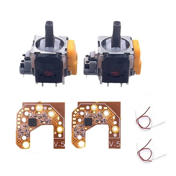 2PCS Hall Joystick+Calibration Board for Gamepad Hall Effect & Hall Joystick Center/Outer Ring Cali