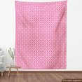 thumbnail image 4 of Ambesonne Abstract Geometry Fabric by the Yard Upholstery, Feminine Motifs, 1 Yard, Pale Eggshell Hot Pink, 4 of 5