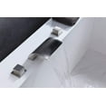 thumbnail image 5 of sumerain Roman Tub Faucets Brushed Nickel,Waterfall Spout for High Flow Rate,Include Valve and Trim Set 3 Holes Brushed Nickel, 5 of 10