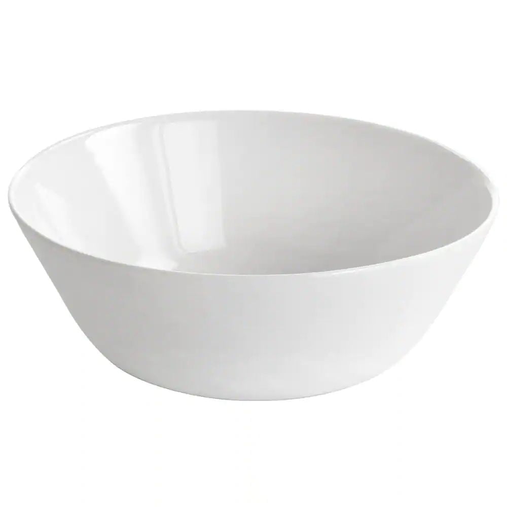 Gibson Courtyard 12 Piece Dinnerware Set in Opal Tempered Glass