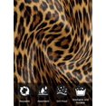 thumbnail image 7 of Brown Leopard Print Cloth Napkins Set of 8 Reusable Dinner Napkins, Classic Abstract Animal Patterned Cocktail Napkin Washable Table Napkins for Wedding/Holiday Party/Baby Shower 20"x20", 7 of 7