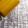 thumbnail image 6 of SAFAVIEH Marrakesh Ellery Geometric Polyester Area Rug, Ivory/Dark Grey, 9' x 12', 6 of 8